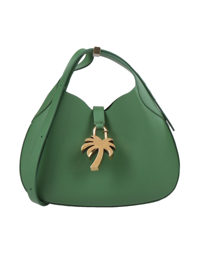 Shop Palm Angels Handbags In Green