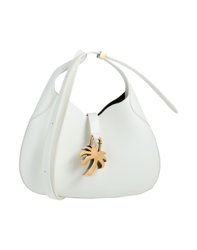 Shop Palm Angels Woman Cross-body Bag White Size - Calfskin