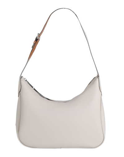 Shop Gum Design Woman Shoulder Bag Light Grey Size - Rubber