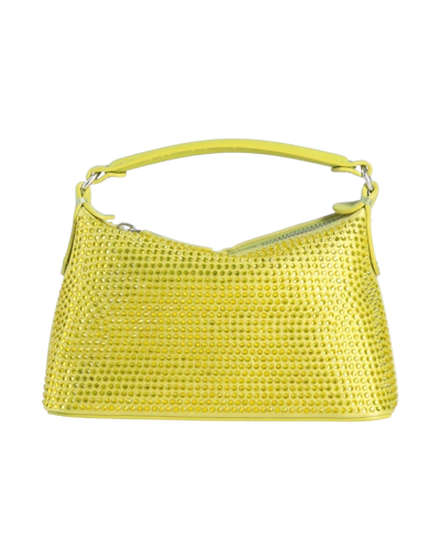 Shop Liu •jo Woman Handbag Acid Green Size - Textile Fibers, Soft Leather