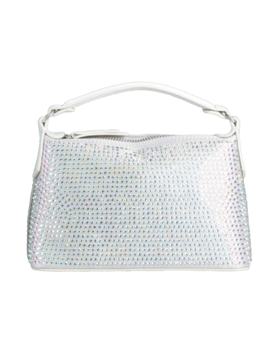 Shop Liu •jo Woman Handbag White Size - Textile Fibers, Soft Leather