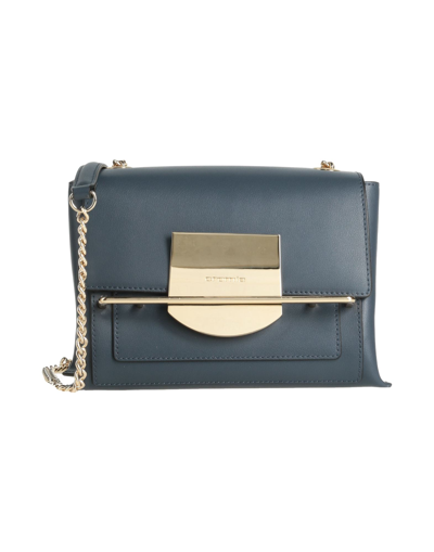 Shop Cromia Handbags In Dark Blue