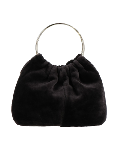 Shop Anita Bilardi Handbags In Dark Brown