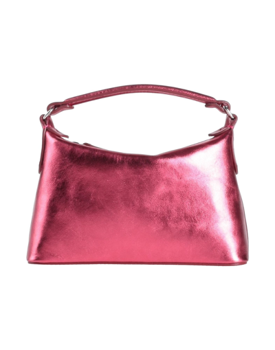 Shop Liu •jo Woman Handbag Fuchsia Size - Calfskin In Pink