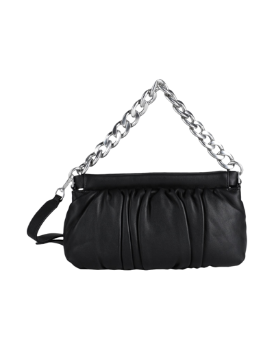 Shop Les Visionnaires Ruby Silky Leather Woman Handbag Black Size - Lambskin