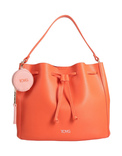Shop Toy G. Woman Handbag Orange Size - Pvc - Polyvinyl Chloride