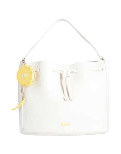 Shop Toy G. Woman Handbag Ivory Size - Pvc - Polyvinyl Chloride In White