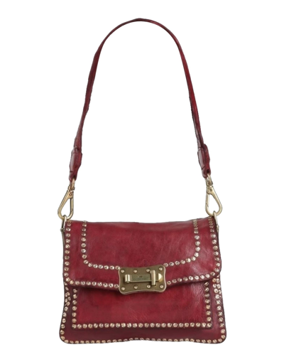 Shop Campomaggi Woman Handbag Brick Red Size - Bovine Leather
