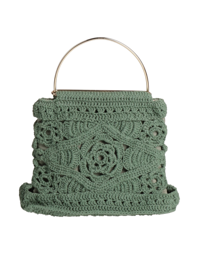 Shop Ash Woman Handbag Sage Green Size - Cotton