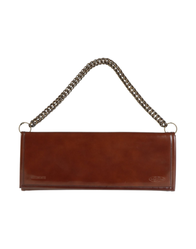 Shop Eastpak X Vetements Handbags In Cocoa