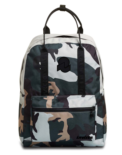 Shop Invicta Backpacks In Light Grey