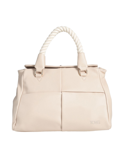 Shop Toy G. Woman Handbag Beige Size - Pvc - Polyvinyl Chloride