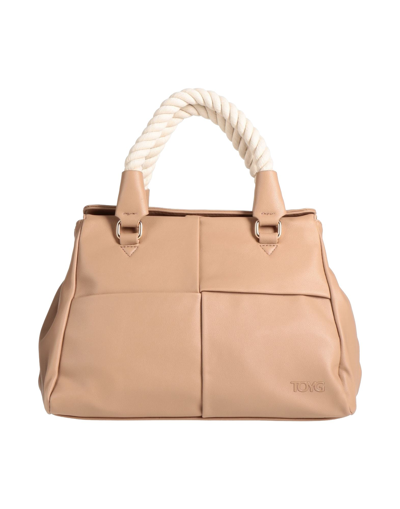 Shop Toy G. Woman Handbag Light Brown Size - Pvc - Polyvinyl Chloride In Beige