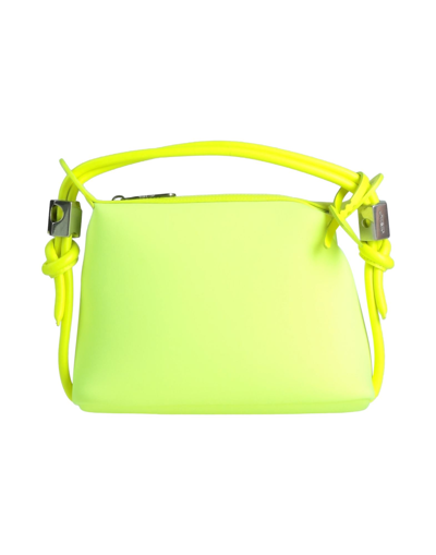 Shop Off-white Woman Handbag Yellow Size - Polyester, Polyurethane, Elastane