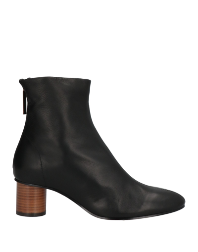 Shop Anna Baiguera Woman Ankle Boots Black Size 6 Soft Leather