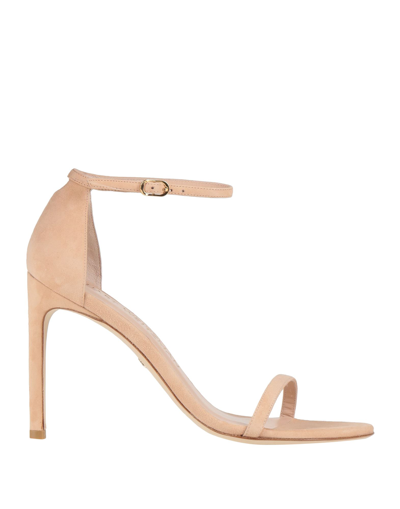 Shop Stuart Weitzman Woman Sandals Blush Size 10.5 Leather In Pink