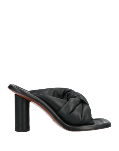 Shop Ambush Woman Sandals Black Size 8 Soft Leather