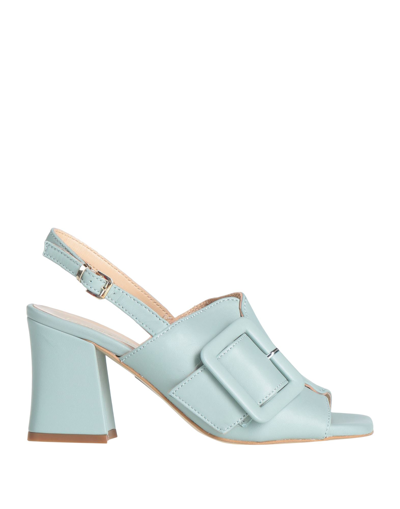 Shop Formentini Woman Sandals Sky Blue Size 8 Soft Leather