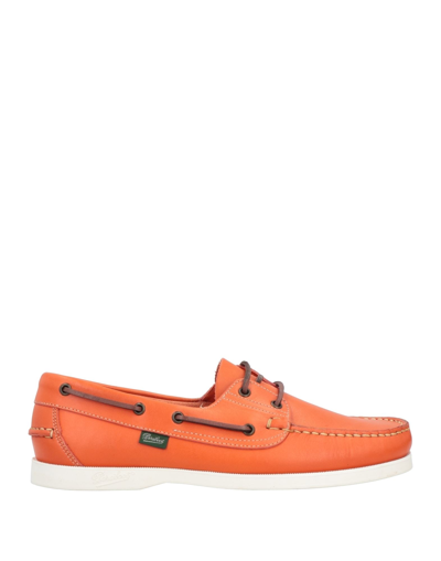 Shop Paraboot Loafers In Orange
