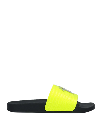 Shop Giuseppe Zanotti Man Sandals Yellow Size 9 Soft Leather