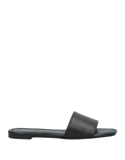 Shop Stuart Weitzman Woman Sandals Black Size 5 Calfskin