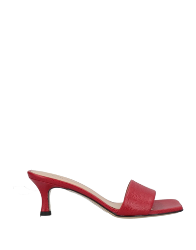 Shop Mychalom Woman Sandals Red Size 7 Soft Leather
