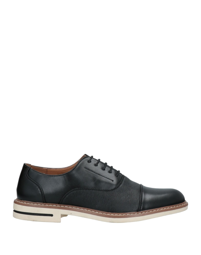 Shop Tsd12 Man Lace-up Shoes Black Size 8 Soft Leather