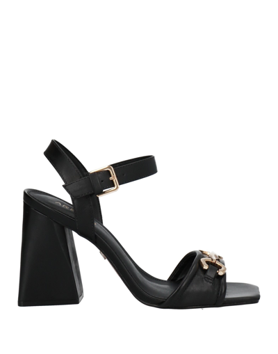 Shop Arezzo Woman Sandals Black Size 8 Goat Skin