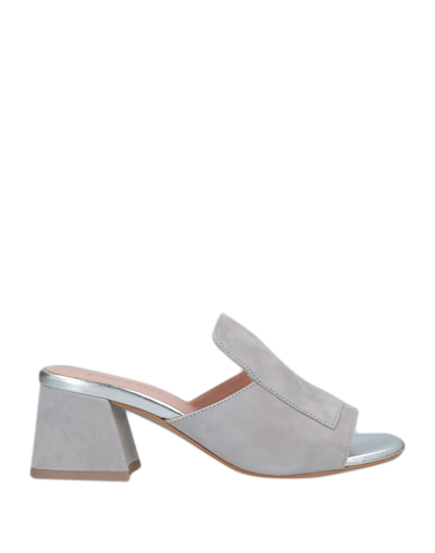 Shop Pollini Woman Sandals Light Grey Size 5 Soft Leather