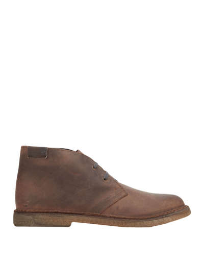 Shop Cafènoir Man Ankle Boots Dark Brown Size 10 Soft Leather