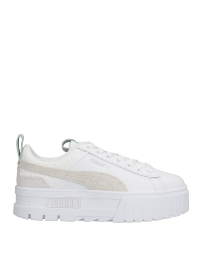 Shop Puma Woman Sneakers White Size 10 Soft Leather