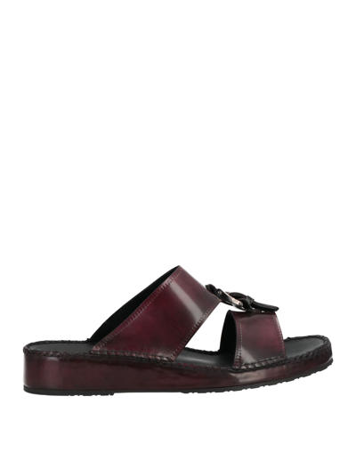 Shop Pakerson Sandals In Maroon
