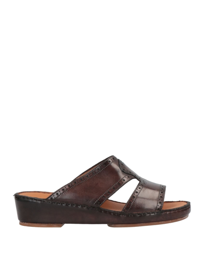 Shop Pakerson Sandals In Dark Brown