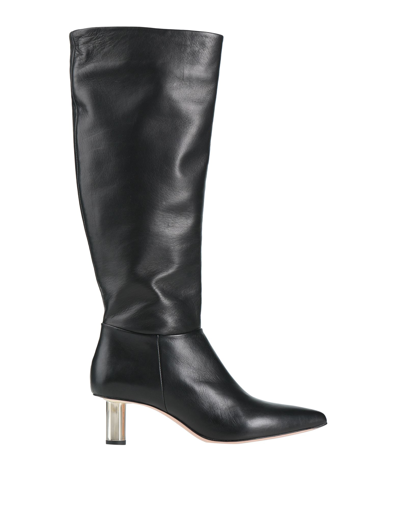 Shop Anna Baiguera Woman Knee Boots Black Size 10 Soft Leather