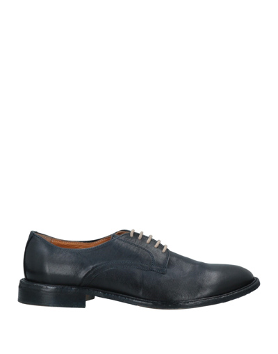 Shop Marc Edelson Lace-up Shoes In Dark Blue