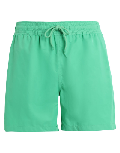 Shop Colorful Standard Classic Swim Shorts Man Swim Trunks Green Size L Recycled Polyamide, Polyamide