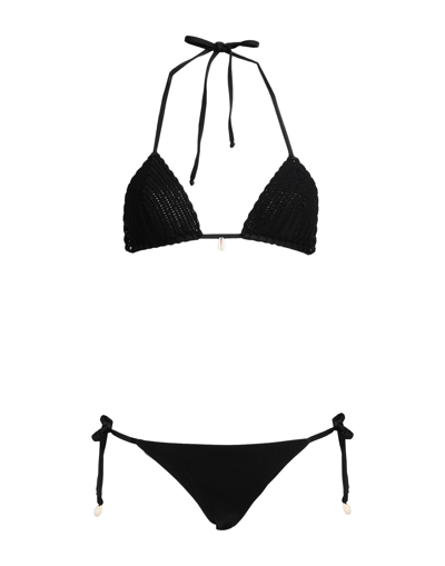 Shop Soallure Woman Bikini Black Size Xs Polyester, Elastane, Cotton