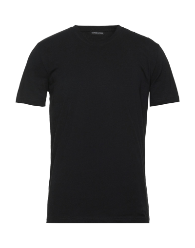 Shop Costume National Man T-shirt Black Size Xxl Cotton, Polyester