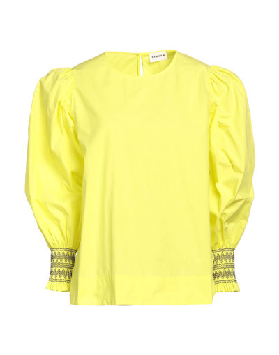 Shop P.a.r.o.s.h P. A.r. O.s. H. Woman Top Yellow Size M Cotton