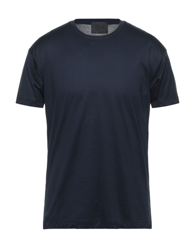Shop Vandom Man T-shirt Midnight Blue Size S Cotton