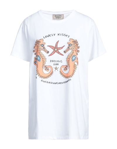 Shop Alessandro Enriquez T-shirts In White