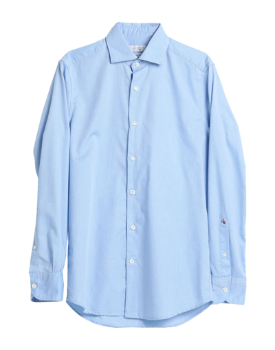Shop Glanshirt Man Shirt Sky Blue Size 14 ½ Cotton