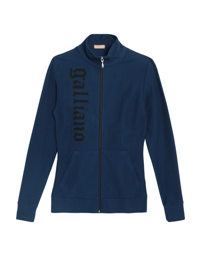 Shop Galliano Sweatshirts In Blue