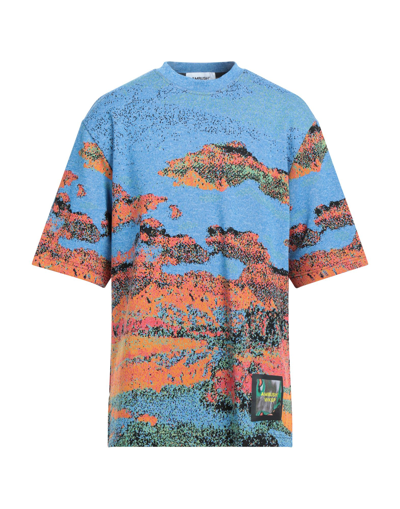 Shop Ambush Man T-shirt Slate Blue Size L Polyamide