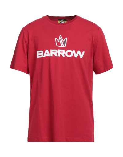 Shop Barrow Man T-shirt Red Size S Cotton