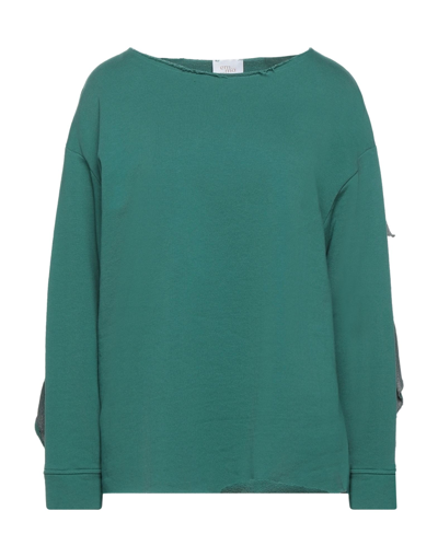 Shop Emma Em...ma Woman Sweatshirt Green Size S Cotton, Polyester