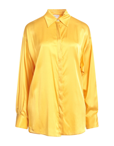 Shop Ballantyne Woman Shirt Yellow Size 4 Viscose, Silk, Elastane