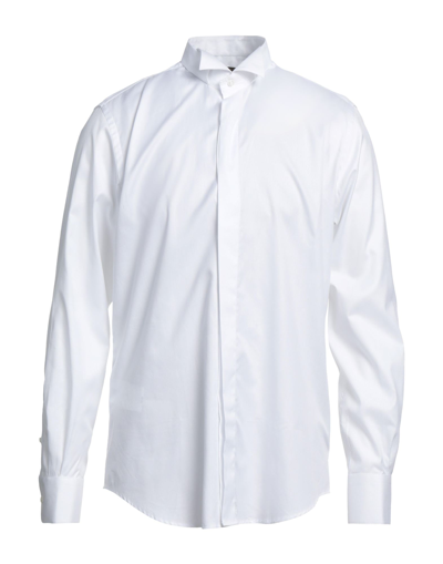 Shop Trussardi Man Shirt White Size 16 ½ Cotton