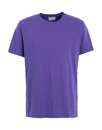 Shop Colorful Standard Classic Organic Tee T-shirt Purple Size Xl Organic Cotton
