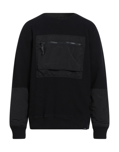 Shop Nemen Man Sweatshirt Black Size L Cotton, Nylon